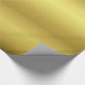 Gold Tone Wrapping Paper Geschenkpapier (Ecke)