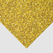 Gold Tones Imitate Glitzer & Glitzern Muster Seidenpapier (Ausschnitt)