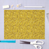 Gold Tones Imitate Glitzer & Glitzern Muster Seidenpapier (Handwerk)