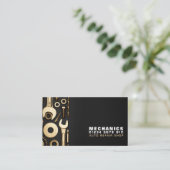 Gold Tools, Auto Mechanik und Reparaturen Visitenkarte (Stehend Vorderseite)