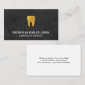 Gold Tooth Icon Visitenkarte (Vorne/Hinten)