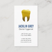 Gold Tooth Logo Visitenkarte (Vorderseite)