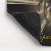 Gold Topaz Drache Mauspad (Ecke)