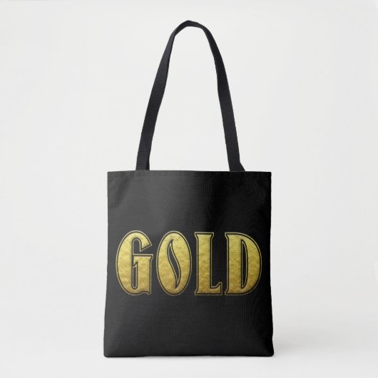 Gold Tote Bag Tasche (Vorderseite)