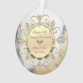 Gold Touch Diamonds 50. Hochzeitstag Ornament (Vorderseite)