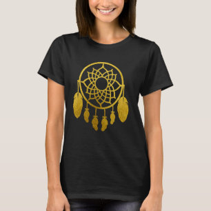 Gold Traumfänger Designbezeichnung Grafik T-Shirt