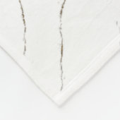 Gold Treble Clef Marble Home Decor Fleecedecke (Ecke)