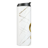 Gold Treble Clef Marble Home Decor Thermosbecher (Nach links gedreht)