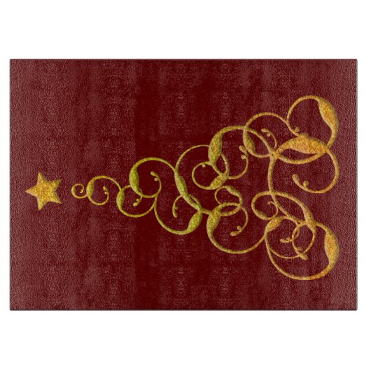 Gold Tree Cutting Board Schneidebrett (Vorderseite)