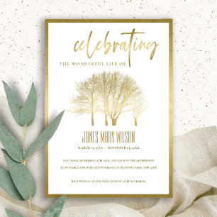 GOLD TREE FEIERN LEBENSSPEICHERDIENST EINLADUNG