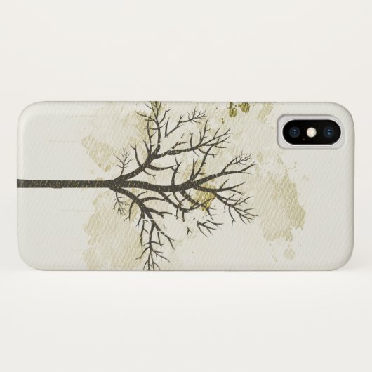 Gold Tree iPhone X Fall Case-Mate iPhone Hülle (Rückseite (Horizontal))