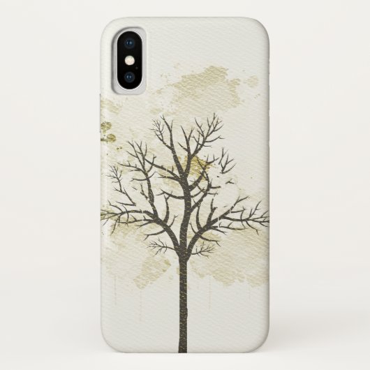 Gold Tree iPhone X Fall Case-Mate iPhone Hülle (Rückseite)