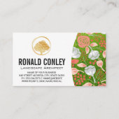 Gold Tree Logo | BLUME ROSE Visitenkarte (Vorderseite)