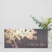 Gold Tree Massage Therapist Geschenkgutschein (Stehend Vorderseite)