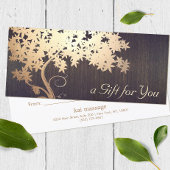 Gold Tree Massage Therapist Geschenkgutschein