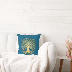 Gold Tree of Life BFTG Pillow Kissen