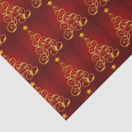 Gold Tree Tissue Seidenpapier (Ausschnitt)