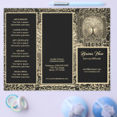 Gold Tree und Black Menu & Pricing Flyer (Einzeln)