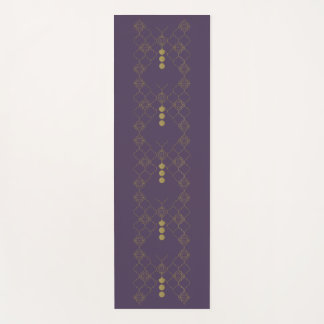 Gold Trellis Butterfly Indigo Yoga Yogamatte