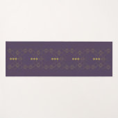 Gold Trellis Butterfly Indigo Yoga Yogamatte (Vorderseite (Horizontal))