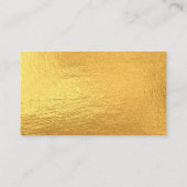 Gold Trendmedieneinsatz Visitenkarte (Rückseite)