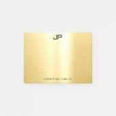 Gold Trendy Beruflich Template Elegant Modernes Post-it Klebezettel (Vorderseite)