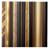 Gold Trendy Holz Art Lamperia Collection Fliese (Vorderseite)