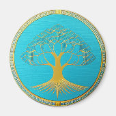 Gold Triangle Tree of Life Magnet (Vorne)