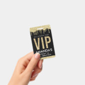 Gold Tropfen Anpassbarer VIP-Zugriff für alle Ausweis (Handheld)