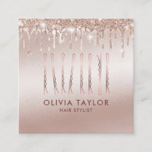 Gold Tropfen Bobby Buttons Friseur