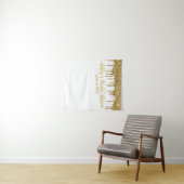 Gold Tropfen Brautparty Background Foto-Stand-Prop Wandteppich (Beispiel (Horizontal))