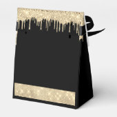 Gold Tropfen Glamour Foto Fevor Box Geschenkschachtel (Rückseite)