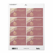 Gold-Tropfen, hausgemachte Kuchen und Leckereien (Vorne)