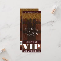 Gold Tropfen Wrapper Chocolate Candy Bar VIP