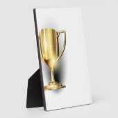Gold Trophy Fotoplatte (Seite)