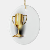Gold Trophy Keramik Ornament (Rechts)