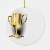 Gold Trophy Keramik Ornament (Hinten)