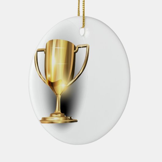 Gold Trophy Keramikornament (Rechts)