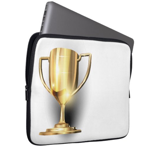 Gold Trophy Laptopschutzhülle (Vorne Rechts)