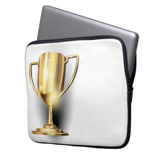 Gold Trophy Laptopschutzhülle (Vorderseite Links)