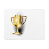 Gold Trophy Magnet (Horizontal)