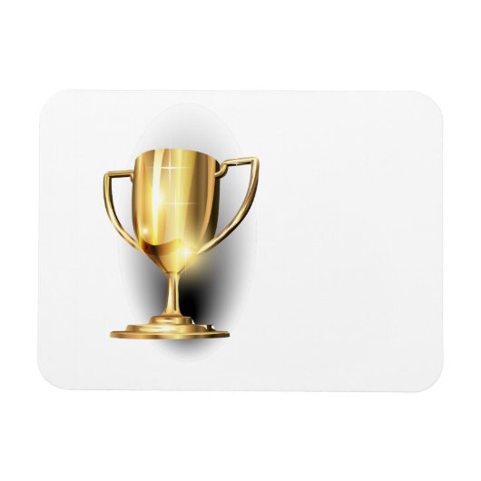 Gold Trophy Magnet (Horizontal)