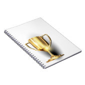 Gold Trophy Notizblock (Rechte Seite)