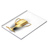Gold Trophy Notizblock (Linke Seite)