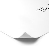 Gold Tropical Folies Probe Dinner Willkommen Poster (Ecke)