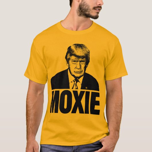 Gold Trump Moxie Tshirt (Vorderseite)