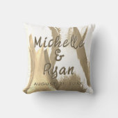 Gold Tulips Blume Blumenzwiebeln Kissen (Vorderseite)