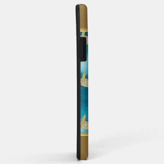 Gold Turtles iPhone 11 Pro Fall Case-Mate iPhone Hülle (Hinten/Rechts)