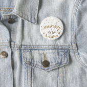 Gold Twinkle Little Star Baby Shower Mommy zu sein Button (Beispiel)