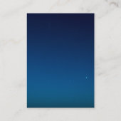 Gold Twinkle Little Star Dreamy Baby Dusche Begleitkarte (Rückseite)